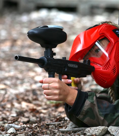 Paintball sans douleur chez Sniper Zone à Malmedy.